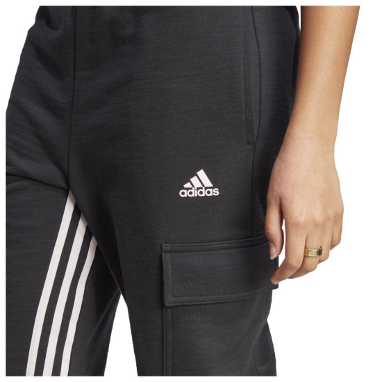 Adidas Γυναικείο παντελόνι φόρμας Dance 3-Stripes High-Waisted Tapered Cargo Pants